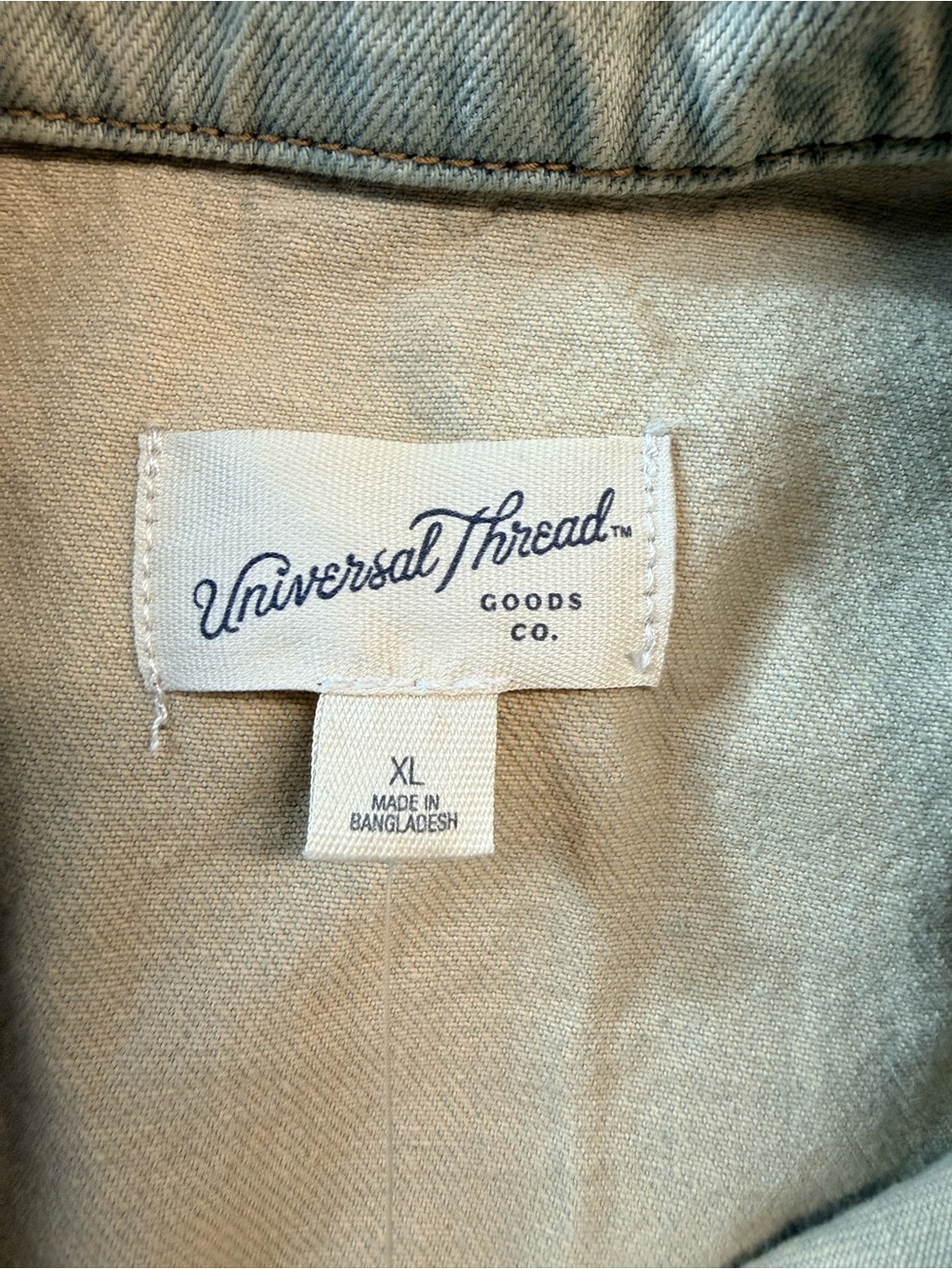 Universal Thread - Drawstring Denim Utility Jacket - Picture 3 of 7